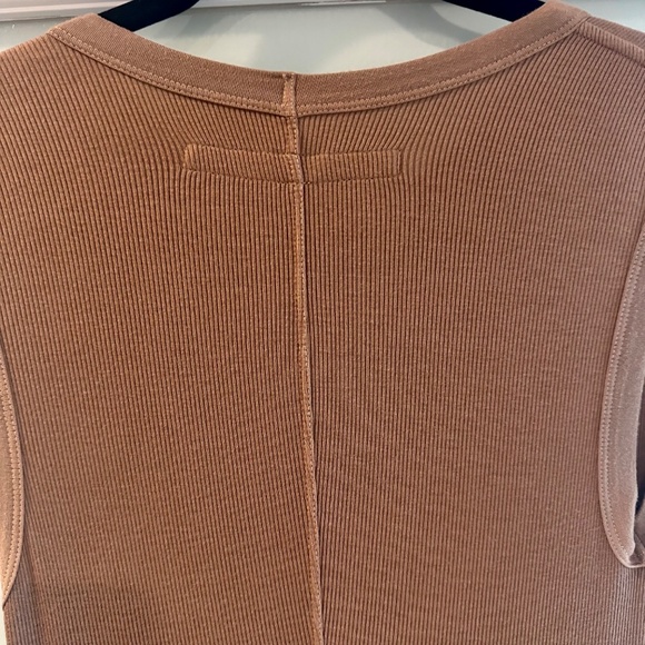 Enza Costa Silk Blend Ribbed Tank Dress NWOT - Picture 6 of 7